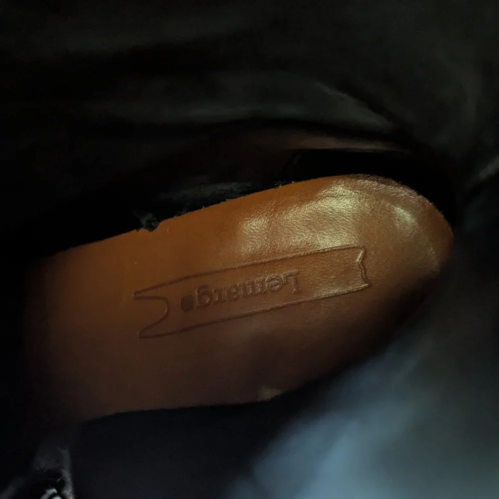 Lemargo Italian Leather Black Knee High Boots - Picture 15 of 15